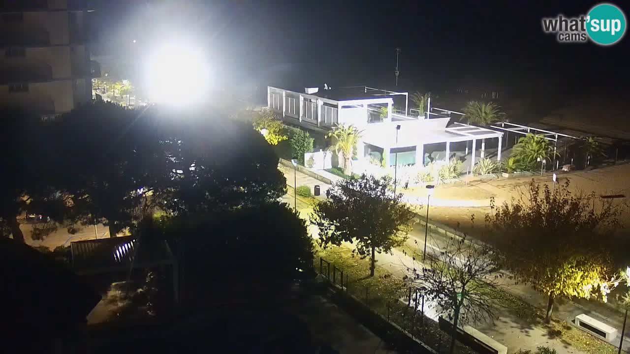 Webcam en vivo playa Bibione – vista desde Ashanti ApartHotel