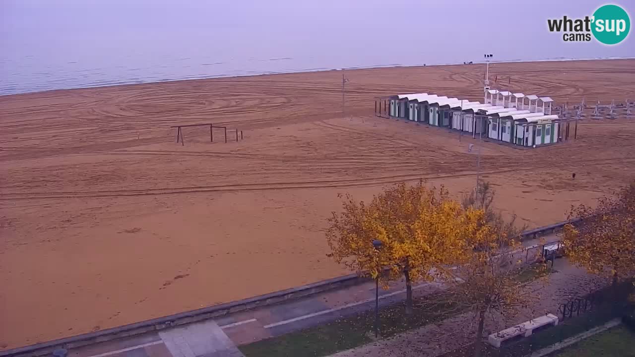 Webcam en direct plage de Bibione – vue depuis Ashanti ApartHotel