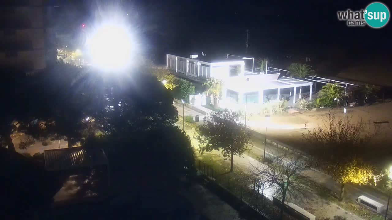 Webcam en vivo playa Bibione – vista desde Ashanti ApartHotel