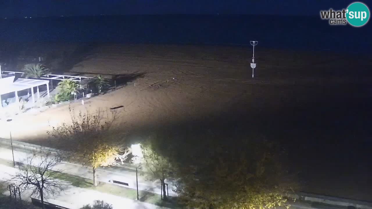 Webcam en direct plage de Bibione – vue depuis Ashanti ApartHotel