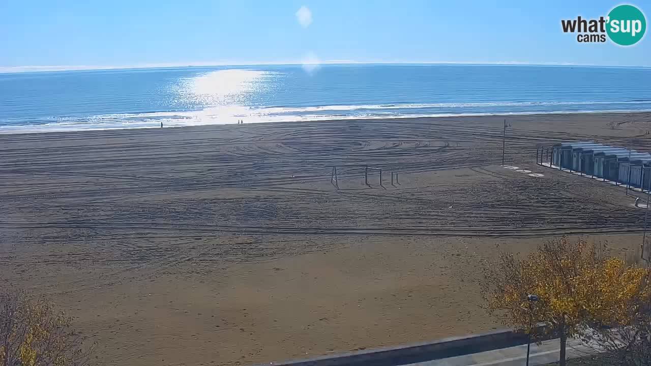Webcam en direct plage de Bibione – vue depuis Ashanti ApartHotel