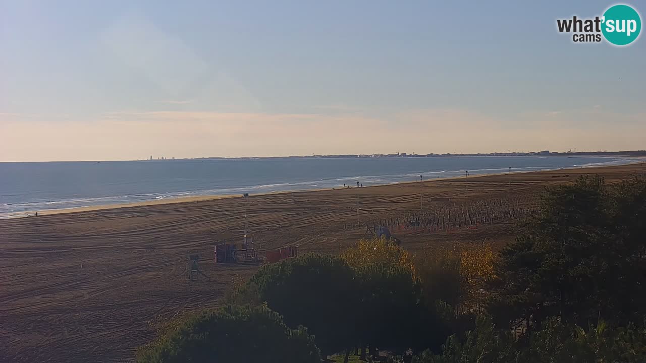 Webcam en direct plage de Bibione – vue depuis Ashanti ApartHotel