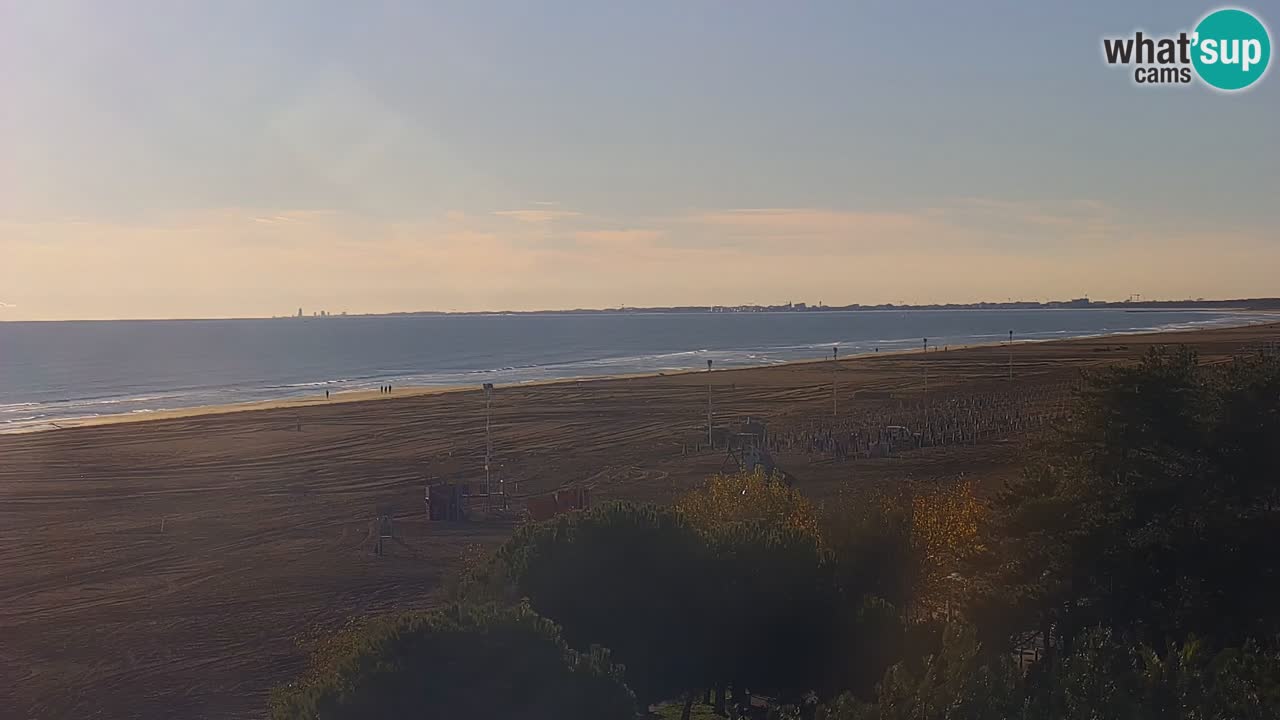 Webcam en vivo playa Bibione – vista desde Ashanti ApartHotel