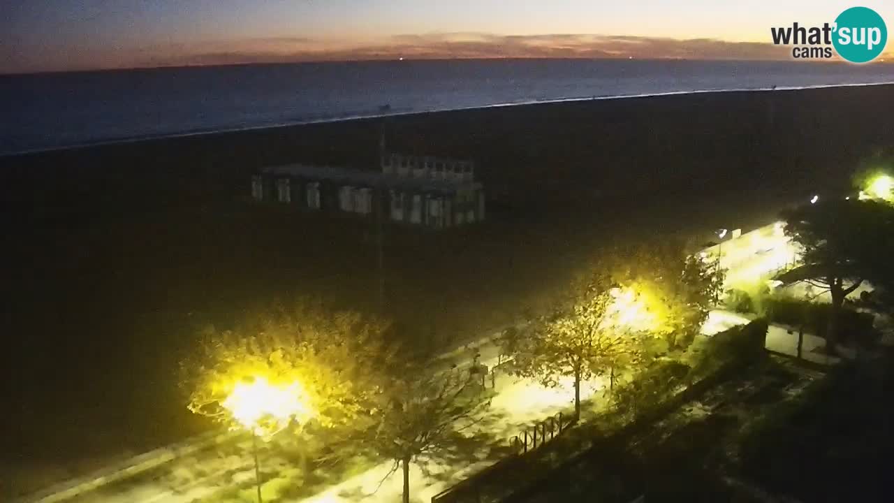 Webcam en vivo playa Bibione – vista desde Ashanti ApartHotel