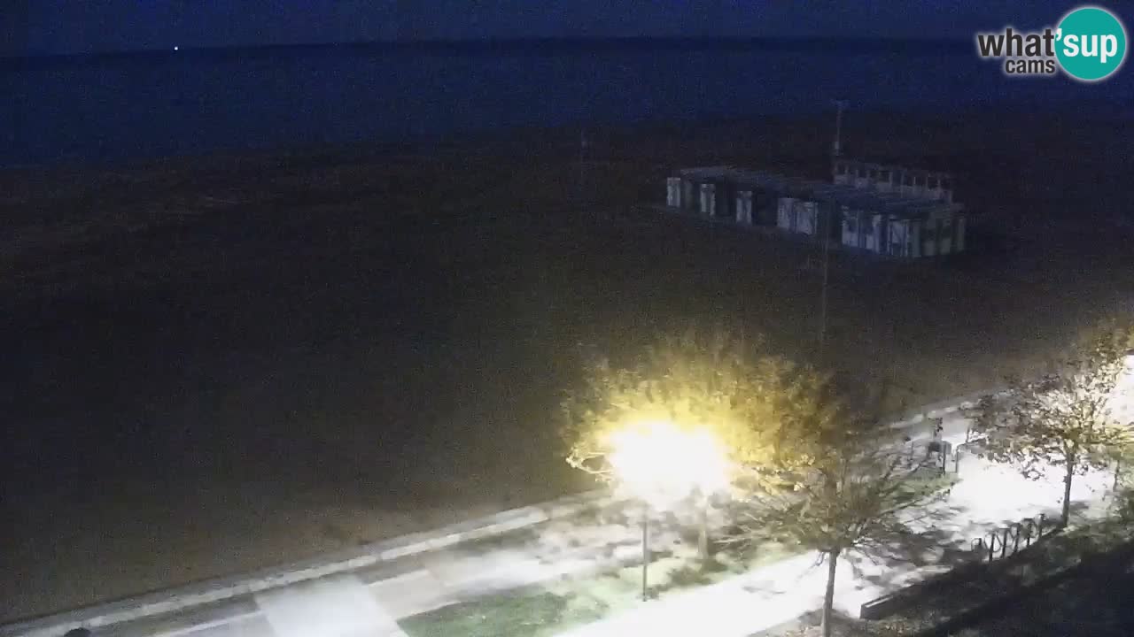 Webcam en vivo playa Bibione – vista desde Ashanti ApartHotel