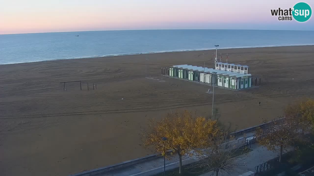 Web kamera Bibione plaža – pogled sa Ashanti ApartHotela