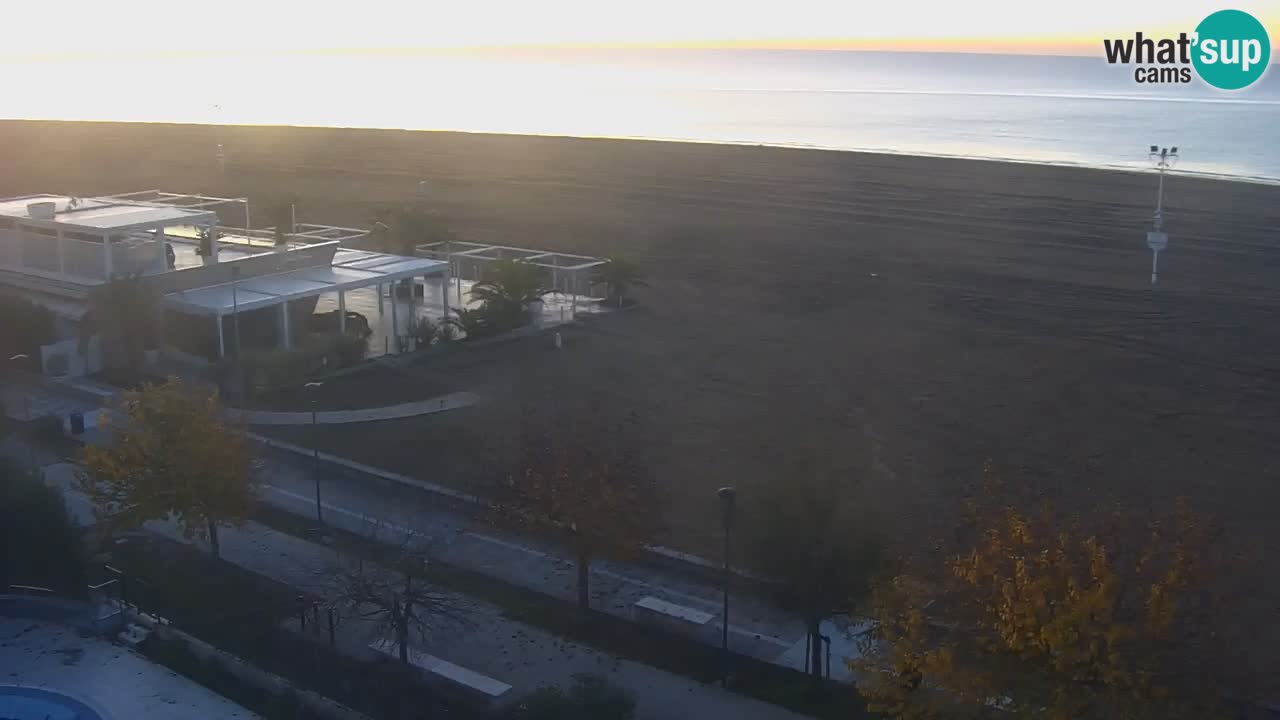 Webcam en vivo playa Bibione – vista desde Ashanti ApartHotel