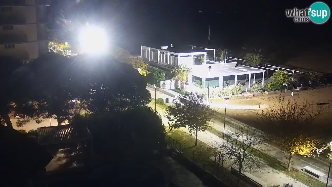 Web kamera Bibione plaža – pogled sa Ashanti ApartHotela