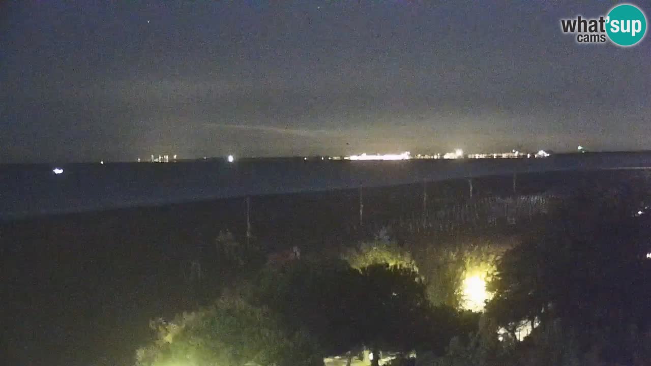 Webcam en direct plage de Bibione – vue depuis Ashanti ApartHotel