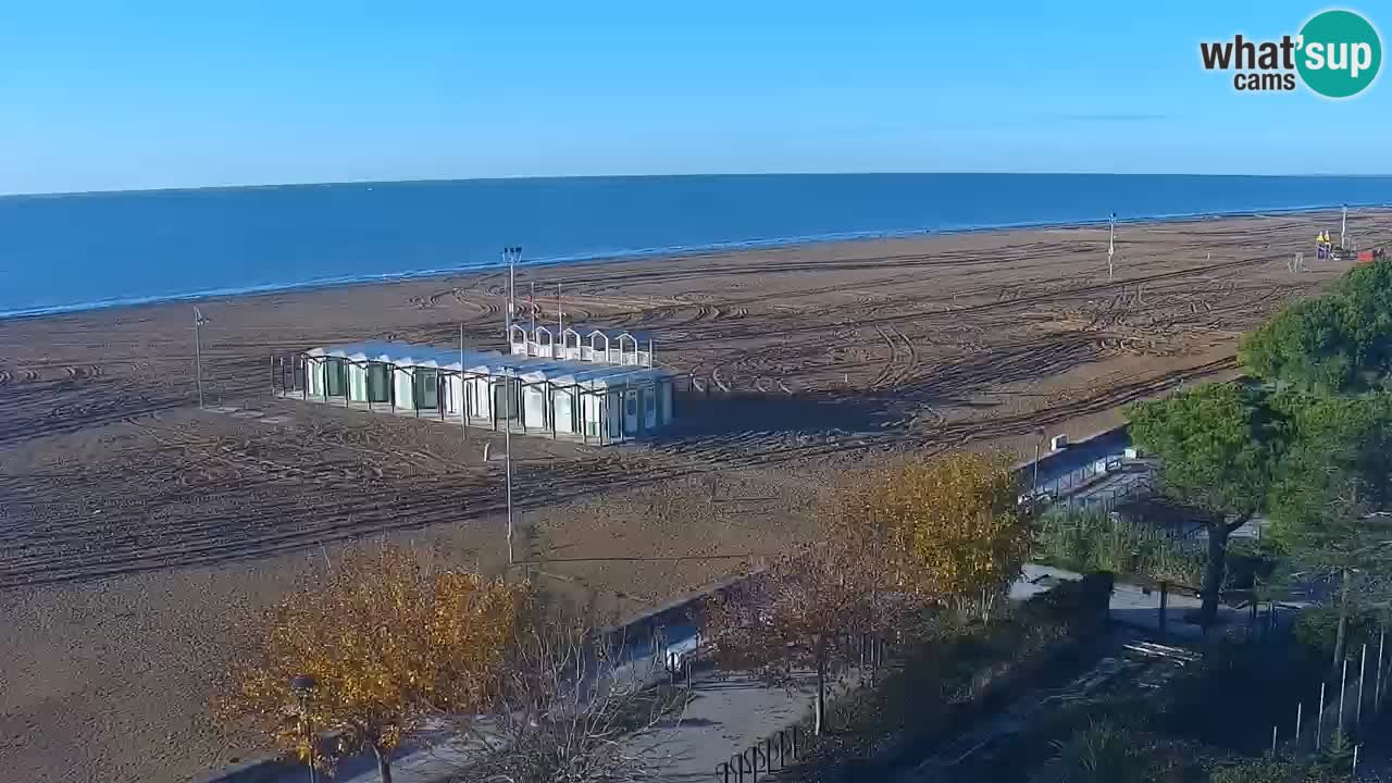 Web kamera Bibione plaža – pogled sa Ashanti ApartHotela