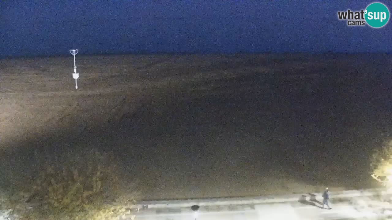 Spletna kamera Bibione plaža – pogled iz Ashanti ApartHotela