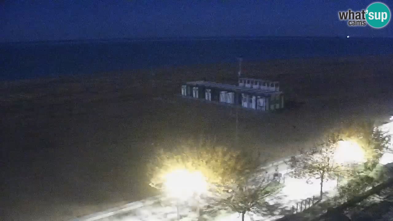 Web kamera Bibione plaža – pogled sa Ashanti ApartHotela