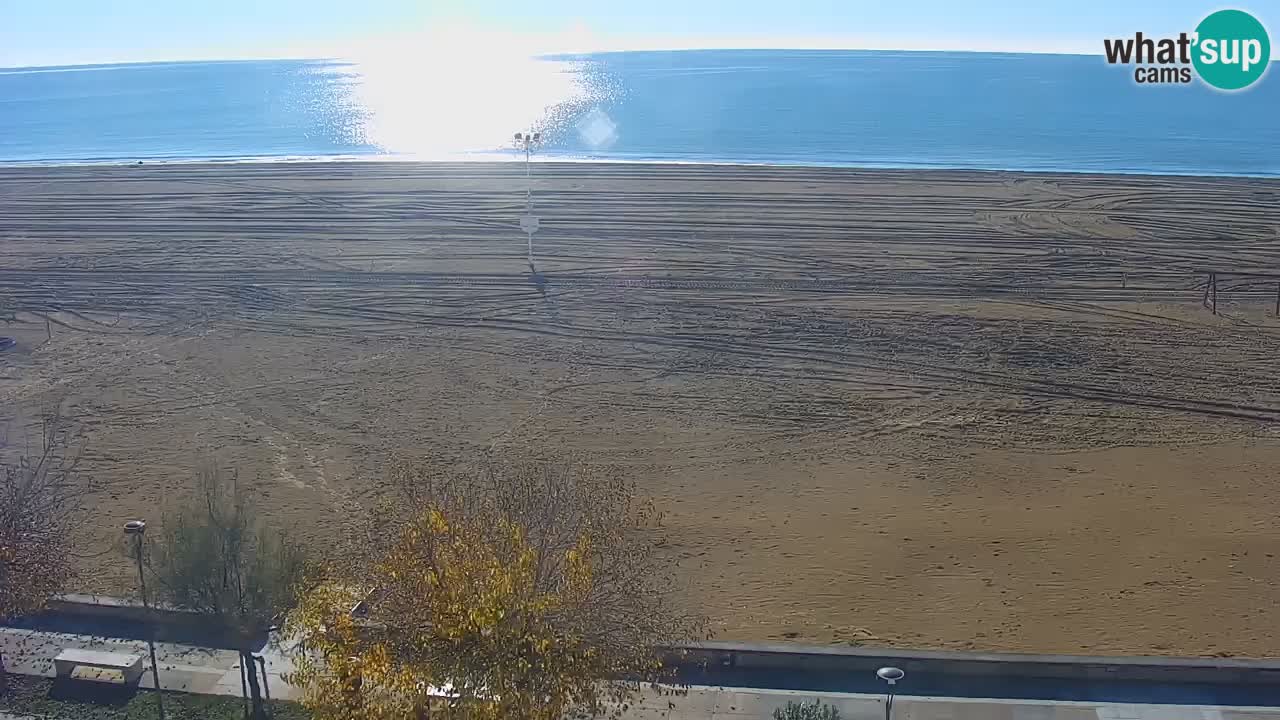 Webcam en vivo playa Bibione – vista desde Ashanti ApartHotel