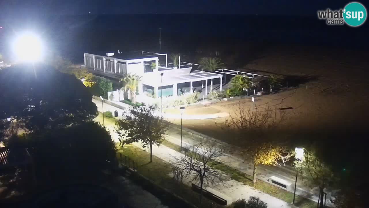 Web kamera Bibione plaža – pogled sa Ashanti ApartHotela