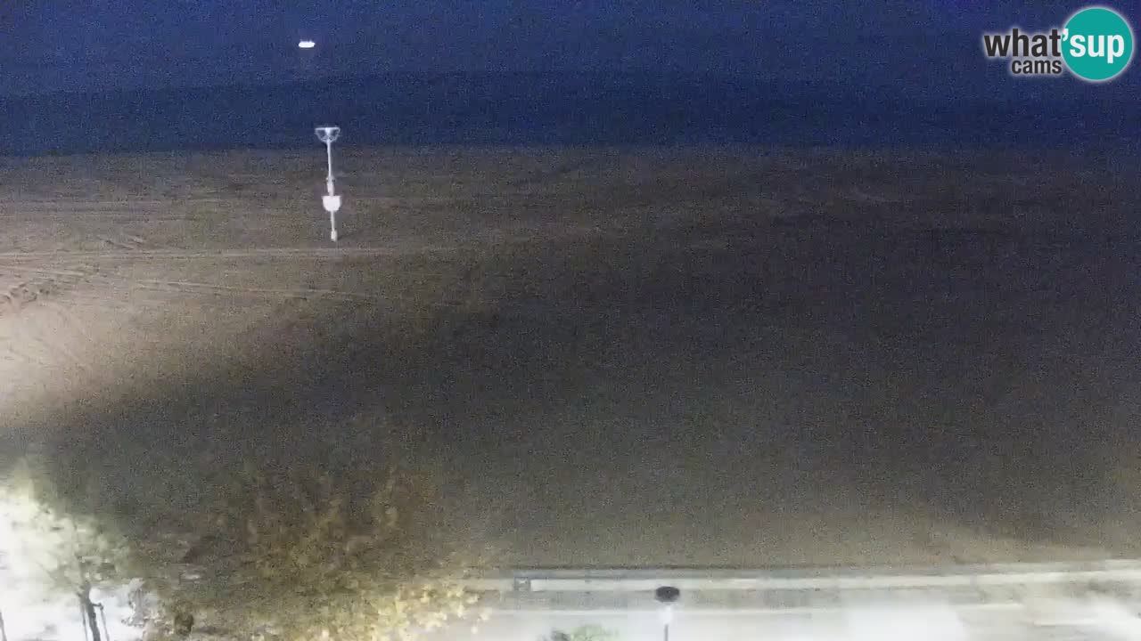 Web kamera Bibione plaža – pogled sa Ashanti ApartHotela