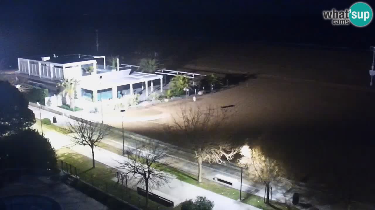 Webcam en vivo playa Bibione – vista desde Ashanti ApartHotel