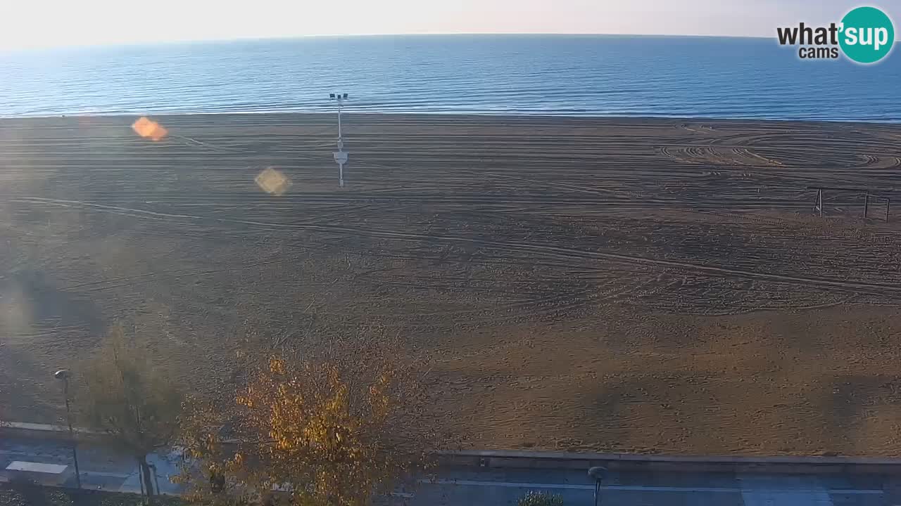 Webcam en vivo playa Bibione – vista desde Ashanti ApartHotel