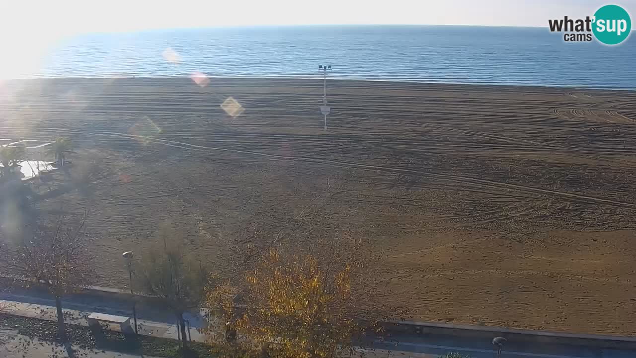 Webcam en vivo playa Bibione – vista desde Ashanti ApartHotel