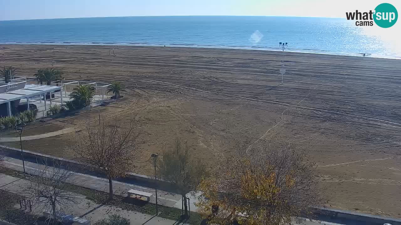 Webcam en direct plage de Bibione – vue depuis Ashanti ApartHotel