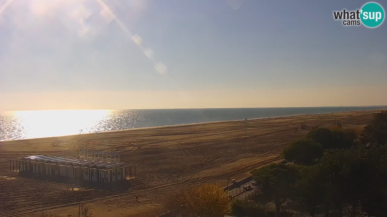 Webcam en direct plage de Bibione – vue depuis Ashanti ApartHotel