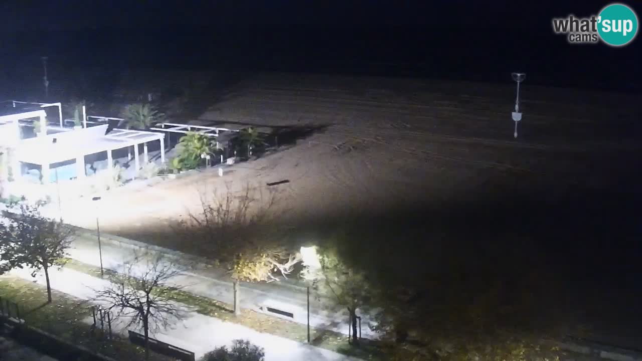 Webcam en vivo playa Bibione – vista desde Ashanti ApartHotel