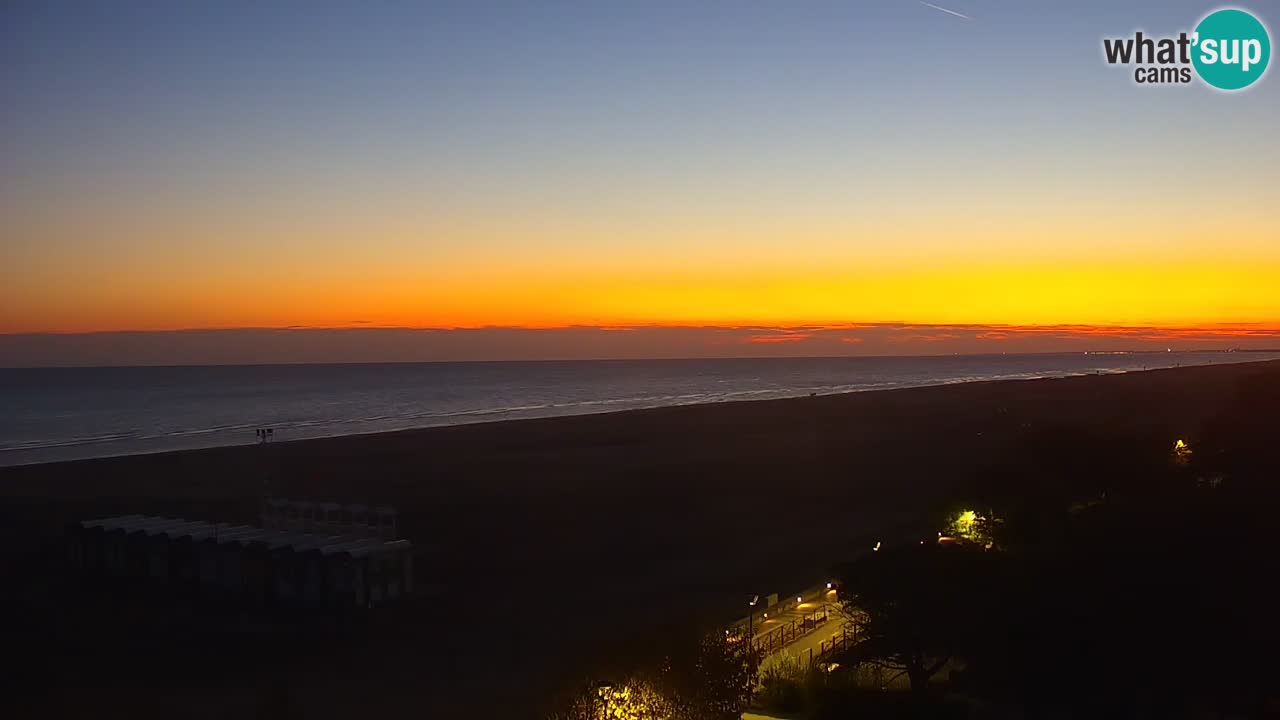 Webcam en direct plage de Bibione – vue depuis Ashanti ApartHotel