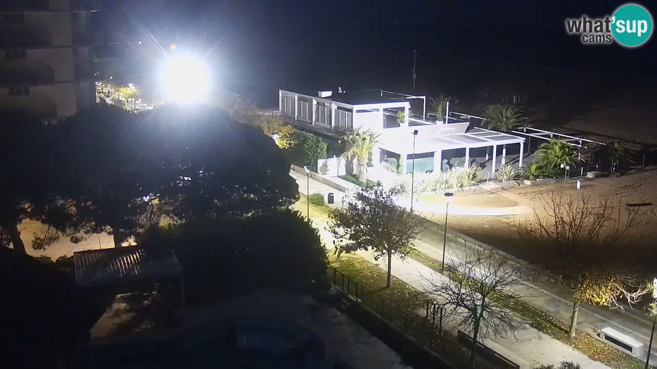 Webcam en vivo playa Bibione – vista desde Ashanti ApartHotel