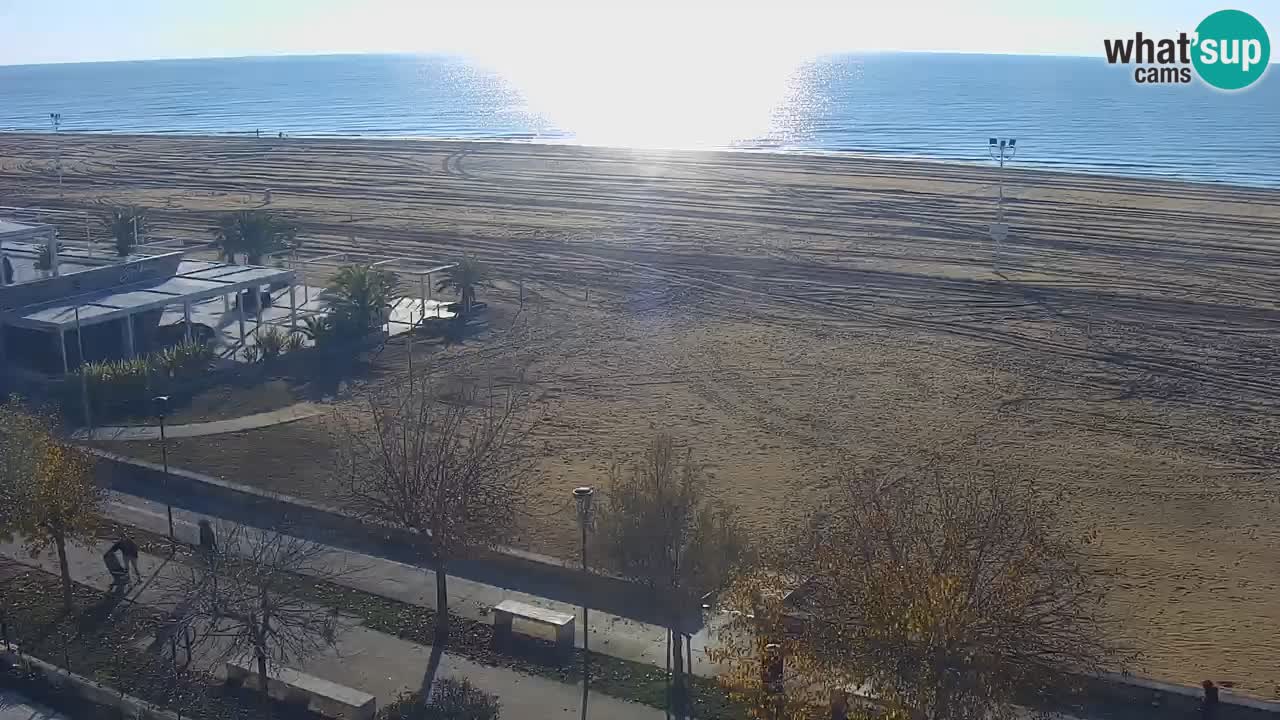 Webcam en vivo playa Bibione – vista desde Ashanti ApartHotel