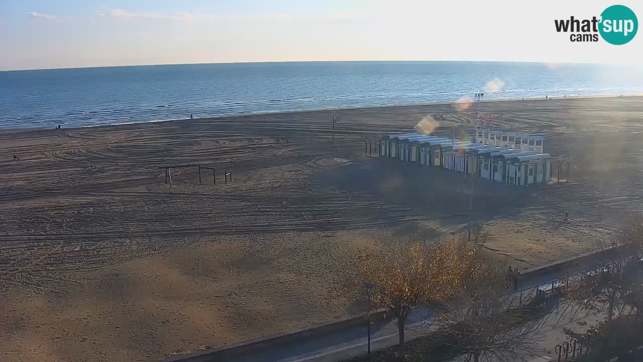 Webcam en direct plage de Bibione – vue depuis Ashanti ApartHotel