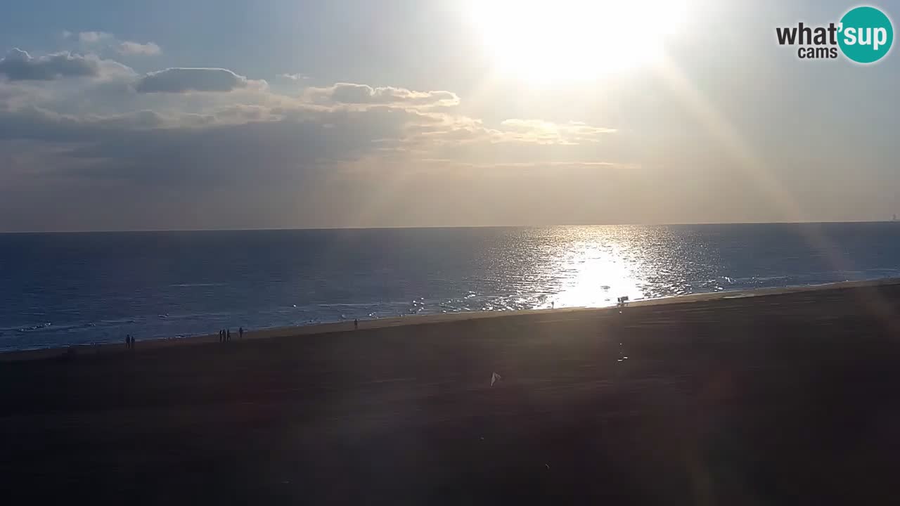 Web kamera Bibione plaža – pogled sa Ashanti ApartHotela