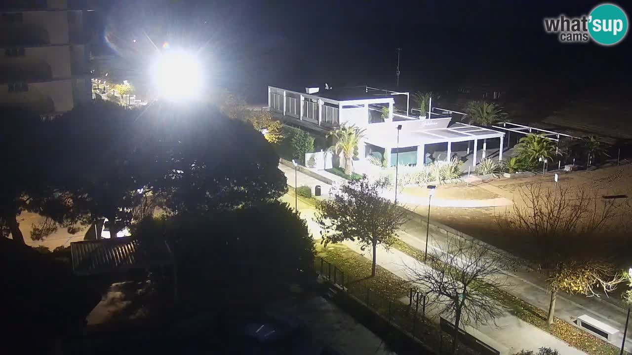 Webcam en vivo playa Bibione – vista desde Ashanti ApartHotel
