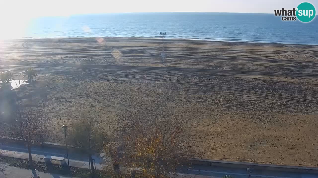 Webcam en direct plage de Bibione – vue depuis Ashanti ApartHotel