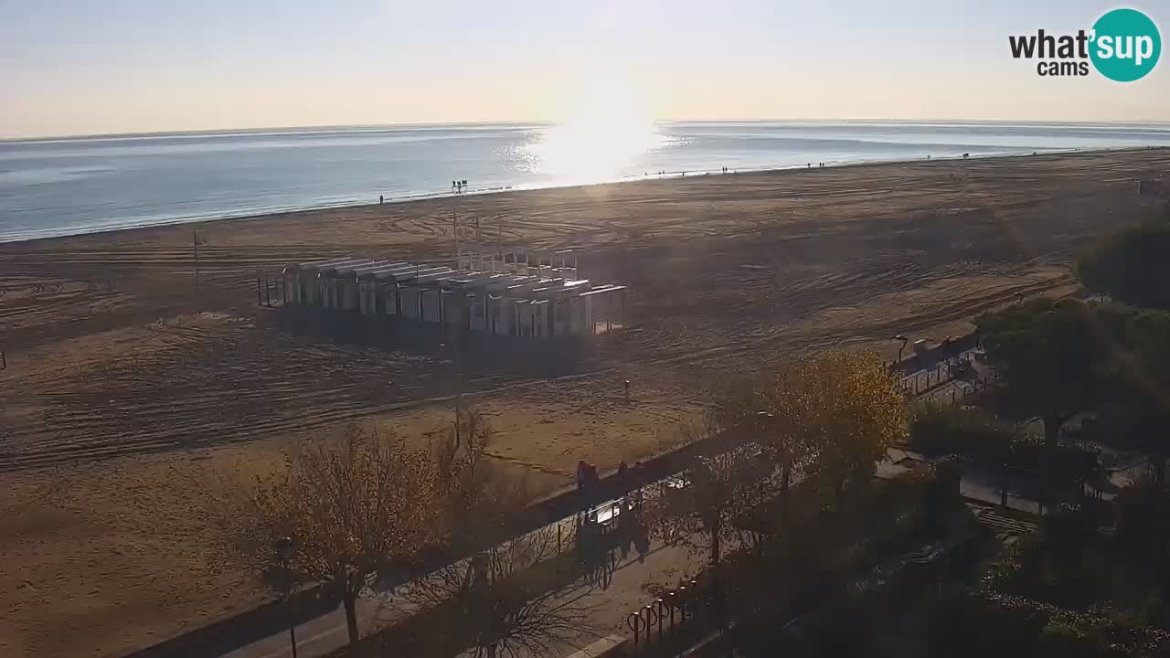 Web kamera Bibione plaža – pogled sa Ashanti ApartHotela