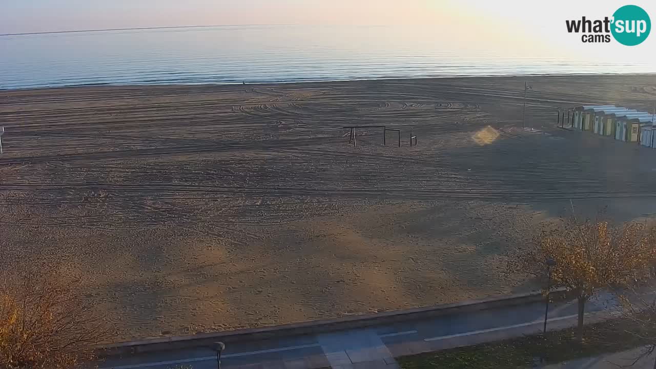 Webcam en direct plage de Bibione – vue depuis Ashanti ApartHotel