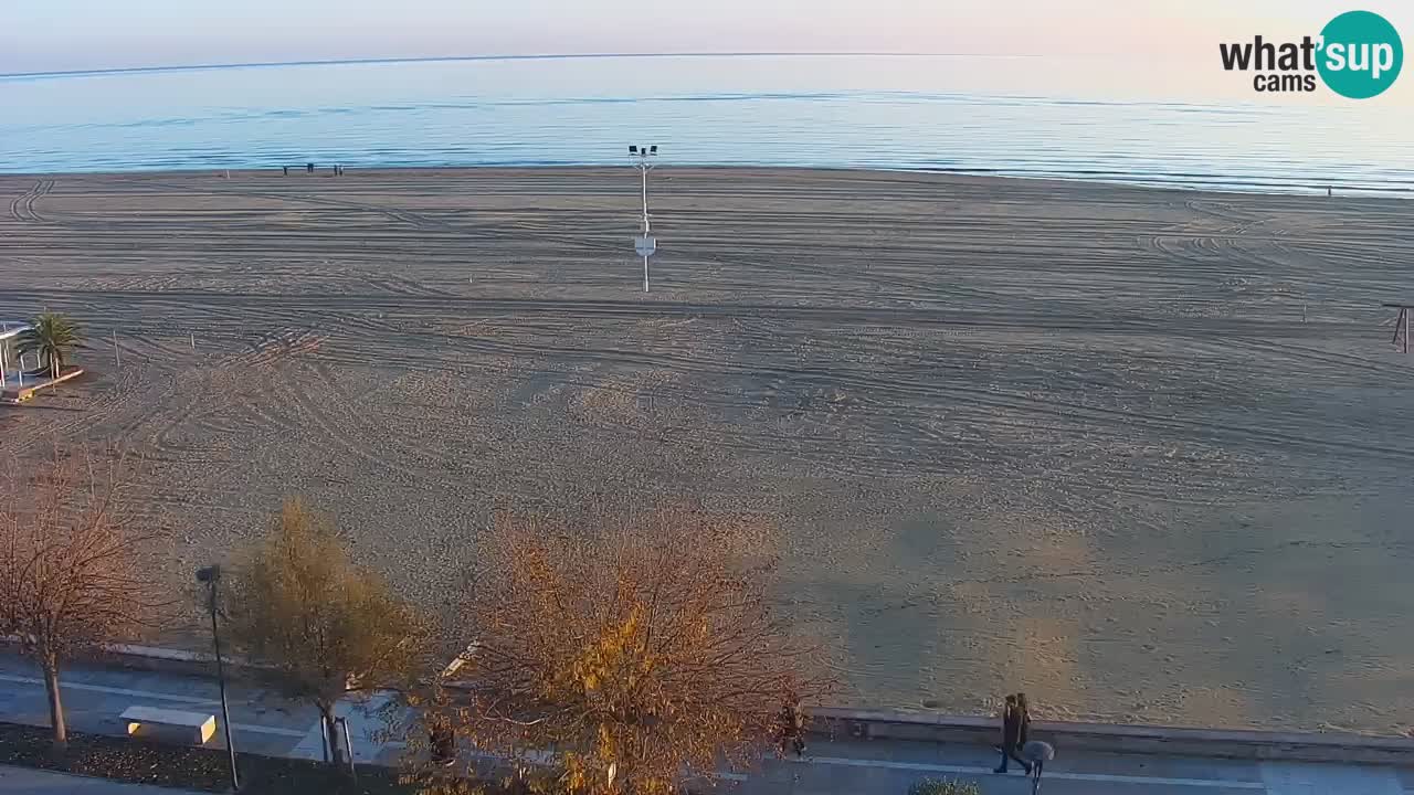 Webcam en direct plage de Bibione – vue depuis Ashanti ApartHotel