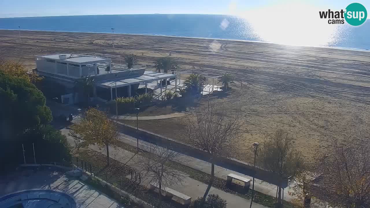 Web kamera Bibione plaža – pogled sa Ashanti ApartHotela