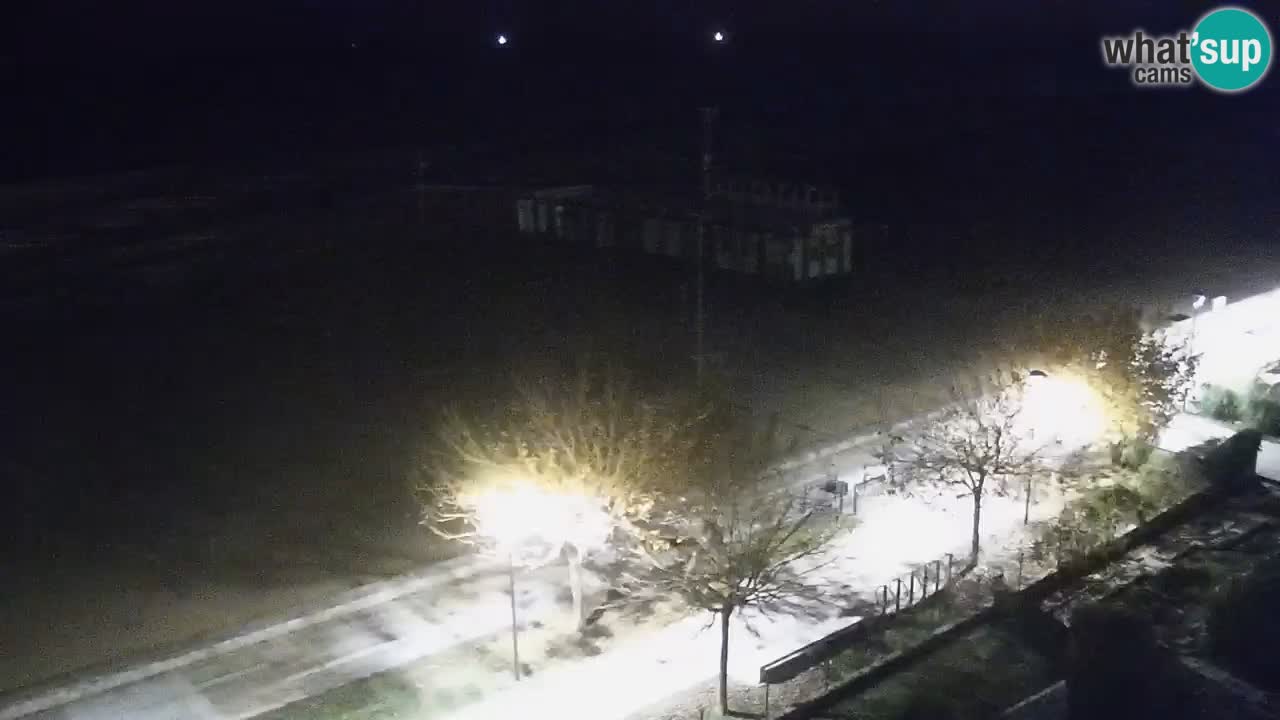 Webcam en direct plage de Bibione – vue depuis Ashanti ApartHotel