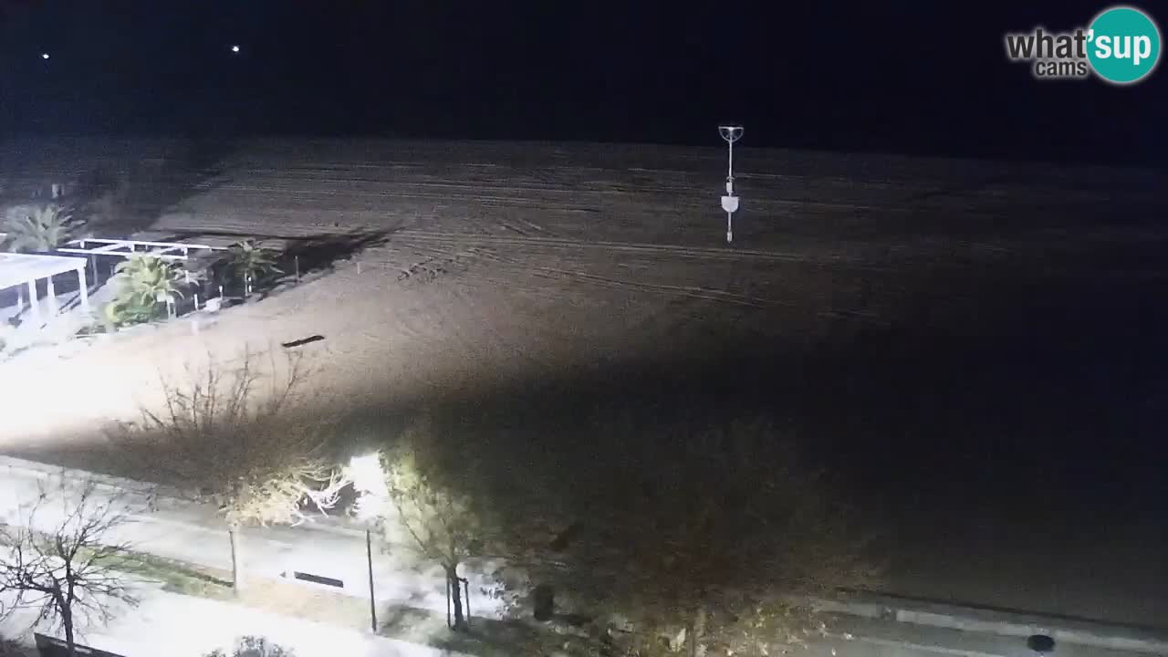 Webcam en direct plage de Bibione – vue depuis Ashanti ApartHotel