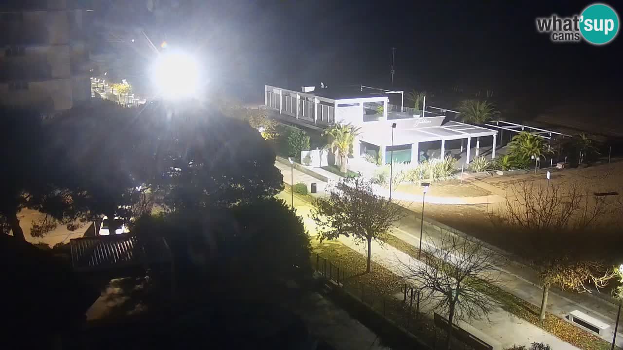 Webcam en vivo playa Bibione – vista desde Ashanti ApartHotel