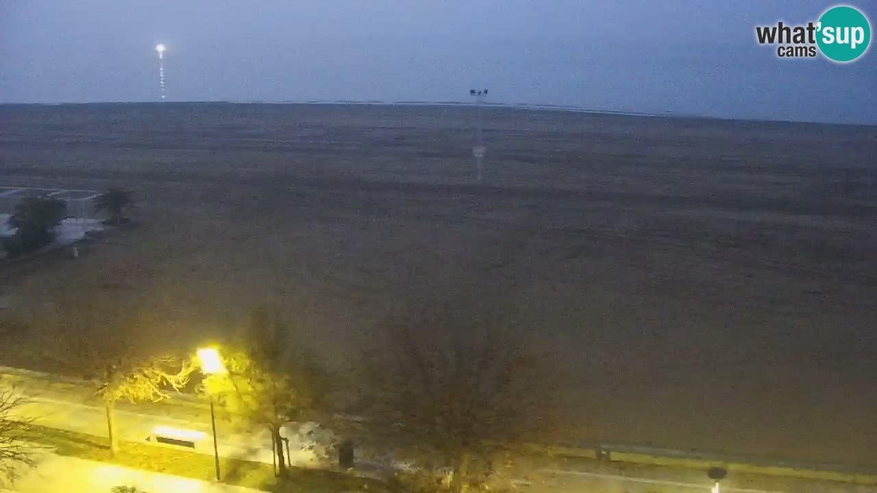 Webcam en direct plage de Bibione – vue depuis Ashanti ApartHotel