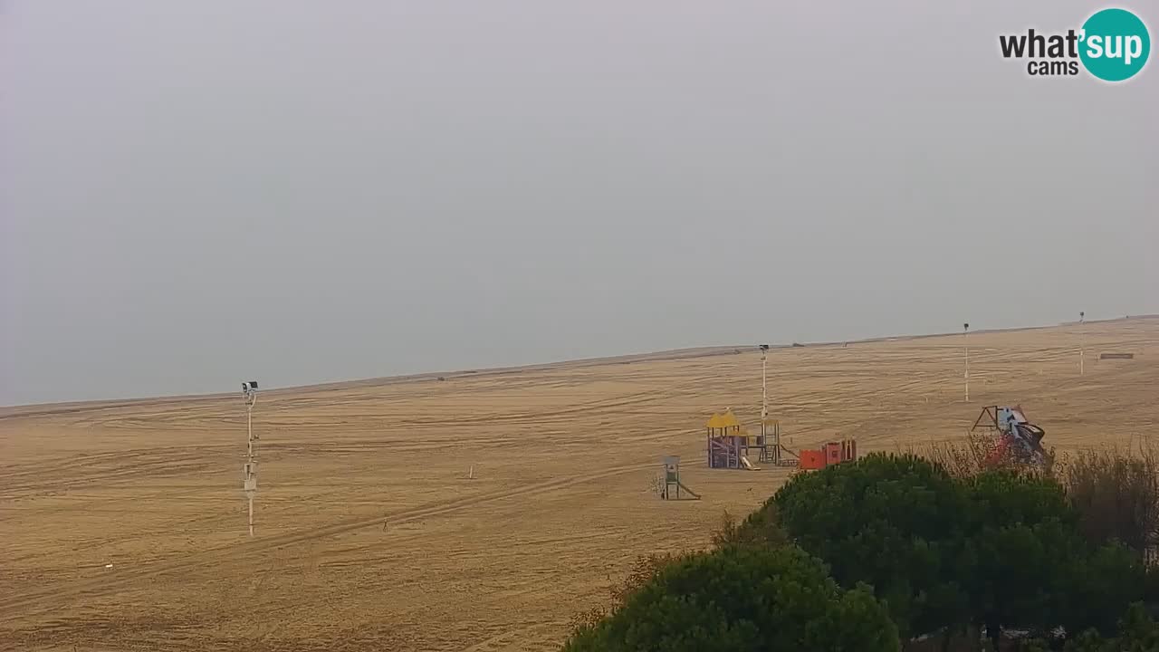 Web kamera Bibione plaža – pogled sa Ashanti ApartHotela