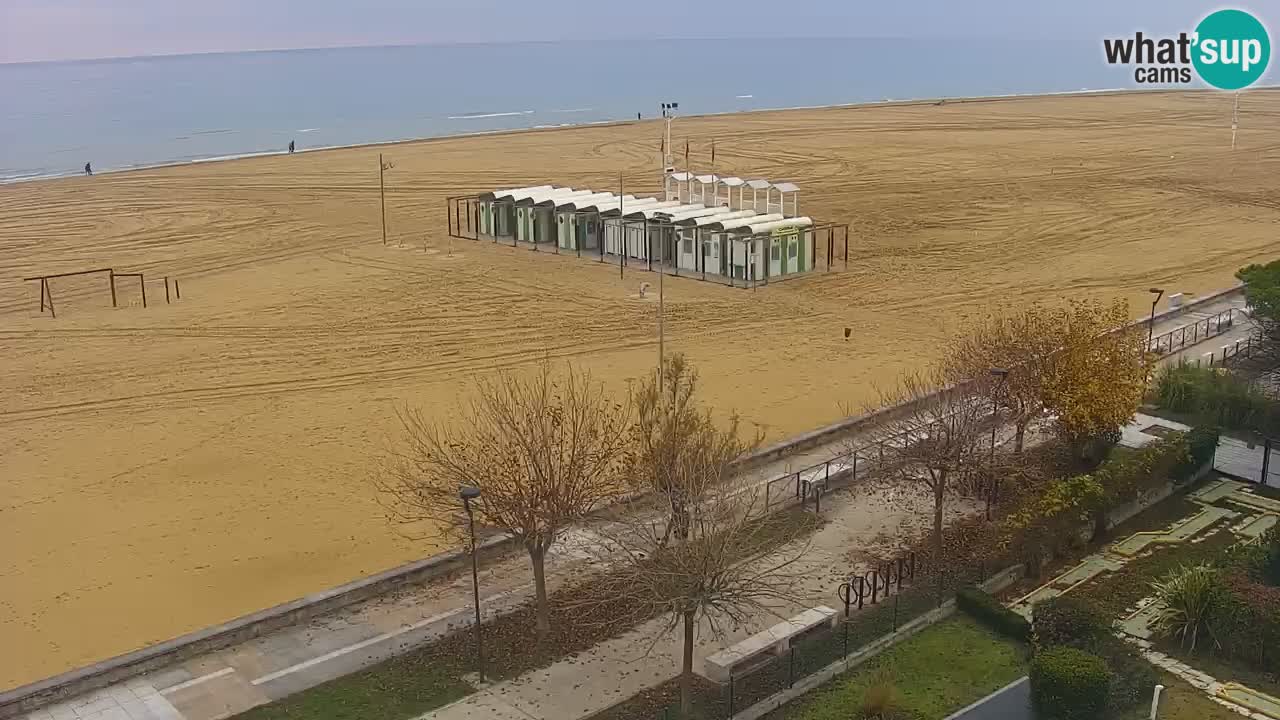 Webcam en vivo playa Bibione – vista desde Ashanti ApartHotel