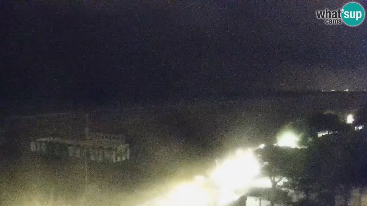 Web kamera Bibione plaža – pogled sa Ashanti ApartHotela