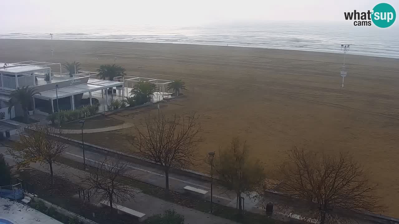 Webcam en direct plage de Bibione – vue depuis Ashanti ApartHotel