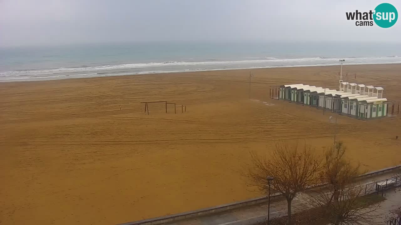 Webcam en direct plage de Bibione – vue depuis Ashanti ApartHotel