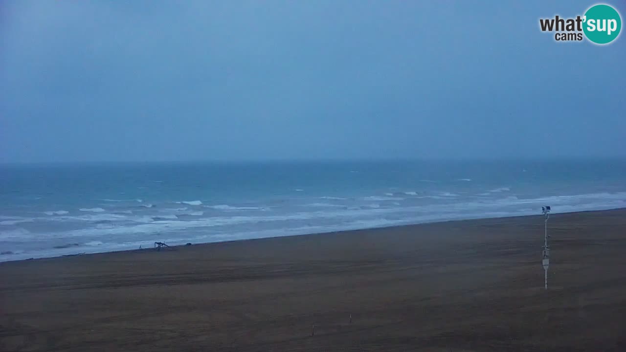 Webcam en vivo playa Bibione – vista desde Ashanti ApartHotel