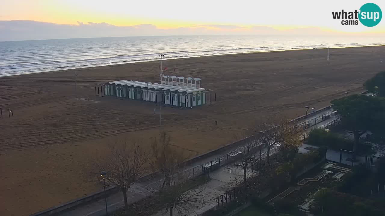 Web kamera Bibione plaža – pogled sa Ashanti ApartHotela