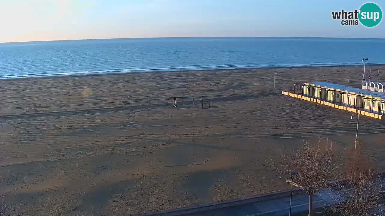 Spletna kamera Bibione plaža – pogled iz Ashanti ApartHotela