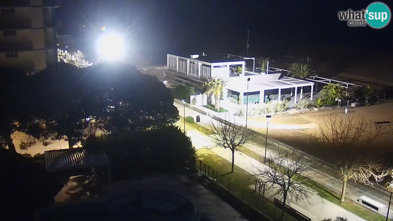 Webcam en vivo playa Bibione – vista desde Ashanti ApartHotel