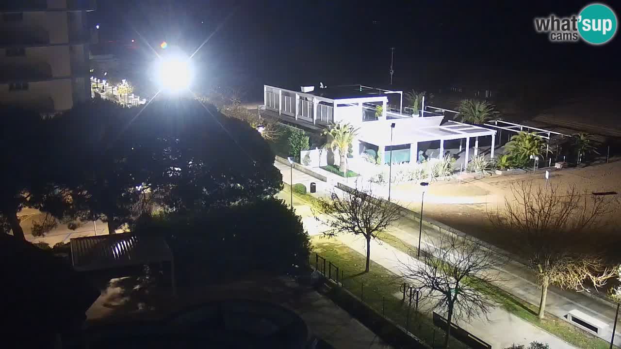 Webcam en vivo playa Bibione – vista desde Ashanti ApartHotel